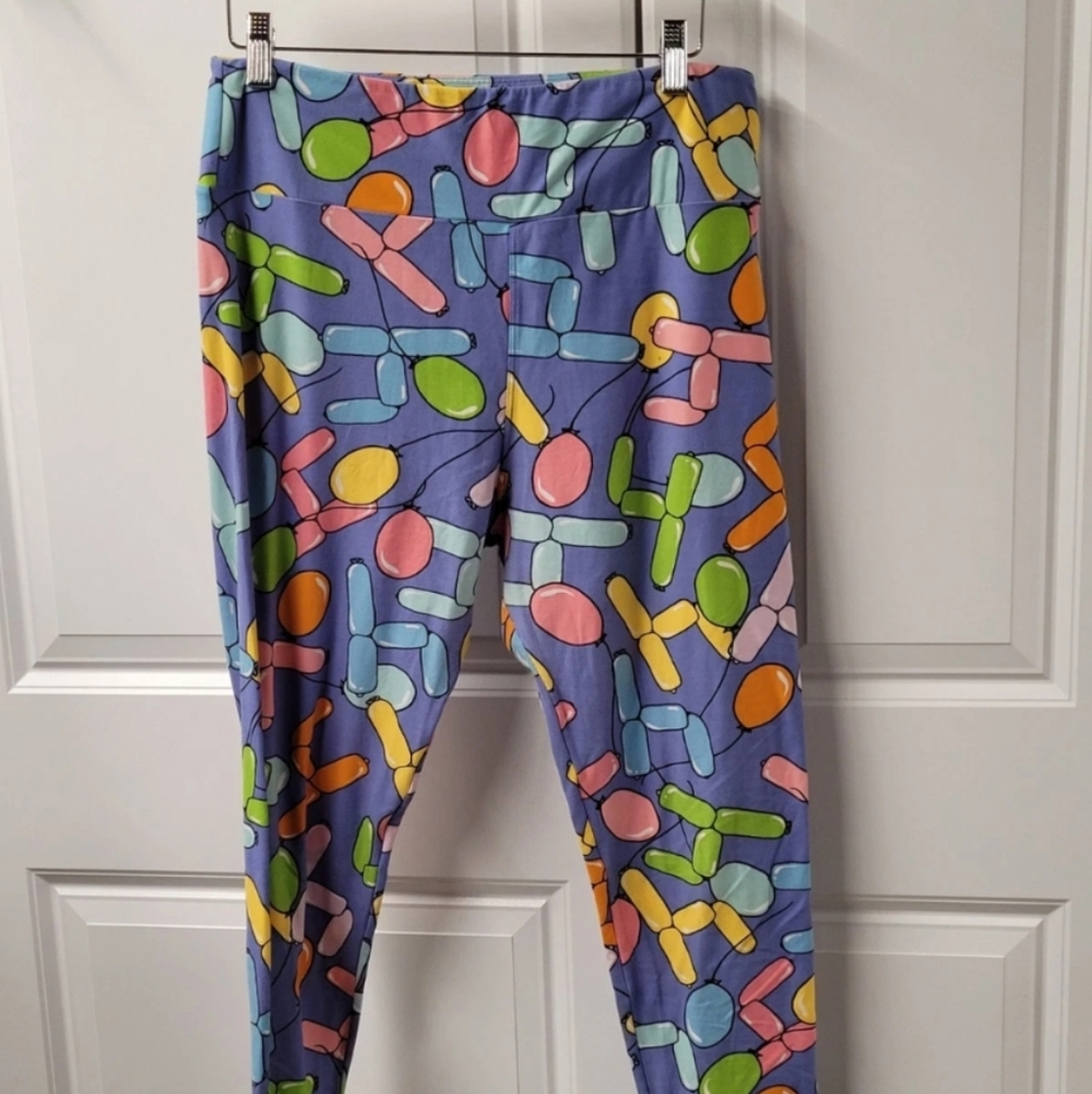 Lularoe Leggings Pants Women's Size : Tall And Curvy Ladies SUPER CUTE Balloons